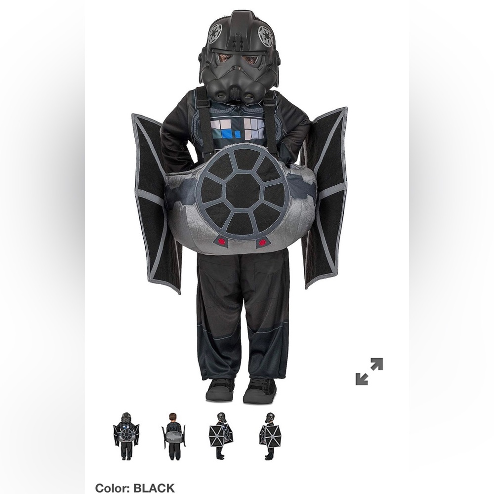 Kids Ride-In TIE Fighter Costume - Star Wars - NO HELMET